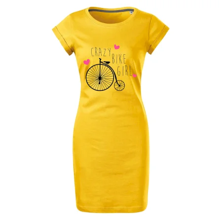 Crazy bike girl