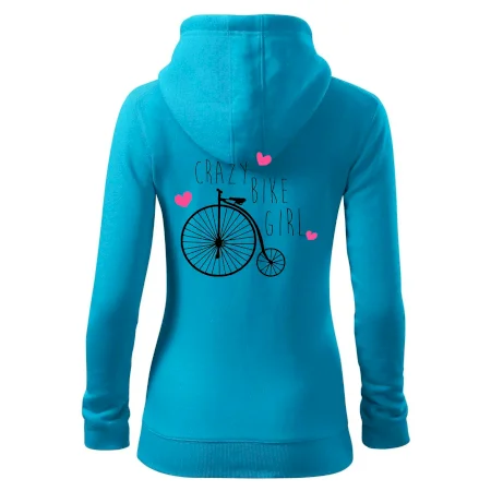Crazy bike girl