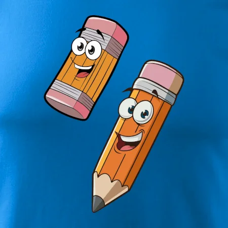 Parové tričko - Ceruzka a guma