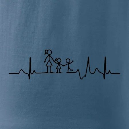 Ekg mamička a dievča + chlapec