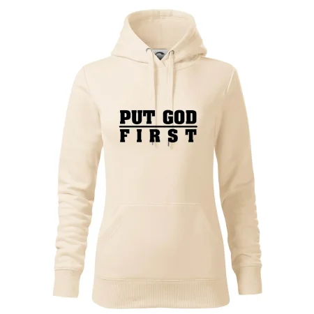 Put God first hrubý nápis