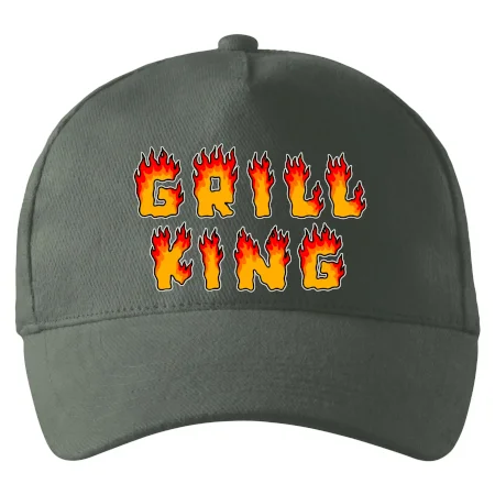 Grill King ohnivý nápis