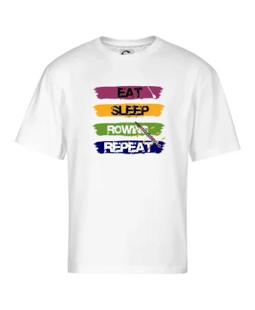 Eat sleep rowing repeat farebné