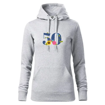 Kvetinové číslo kreslené - 50