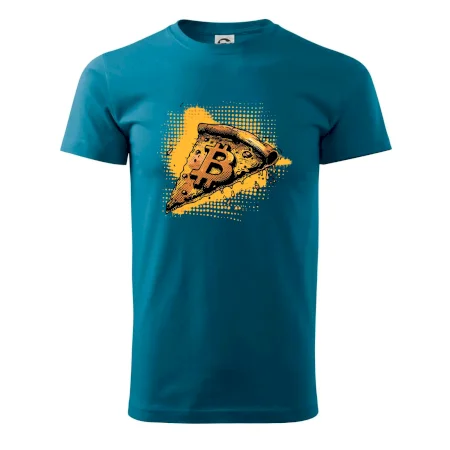 Bitcoin oranžová pizza