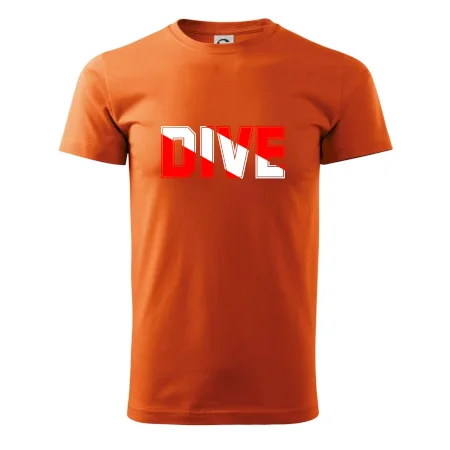Dive nápis vlajka
