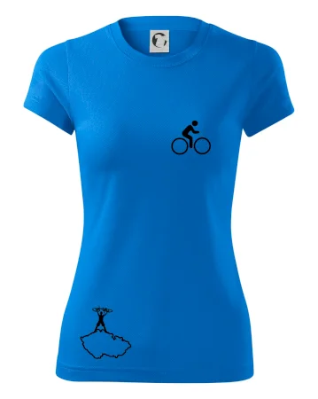 Mapa ČR + kolo na prsu