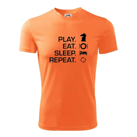 Eat sleep play - šach