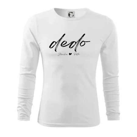 Dedo - tričko menami detí písacie písmo