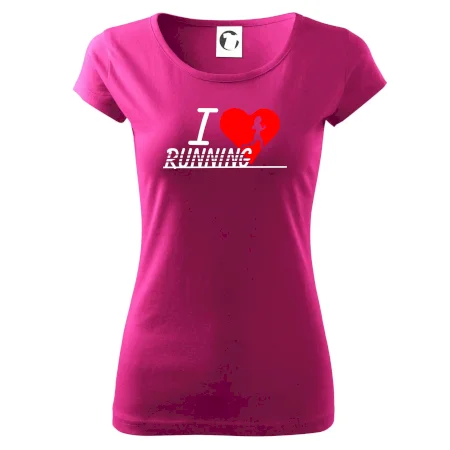 I love running dievča