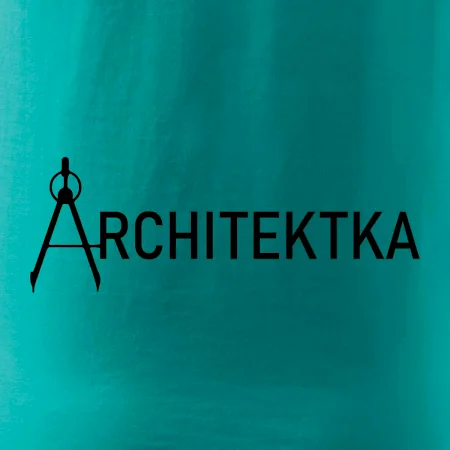 Architektka nápis