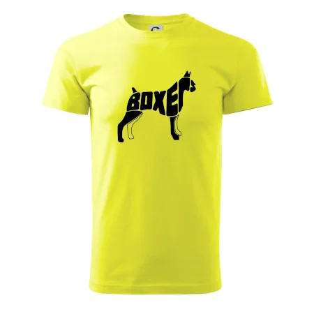 Boxer nápis v tele