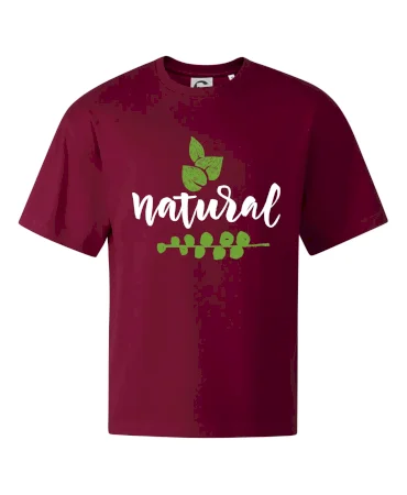 Natural - nápis v listoch