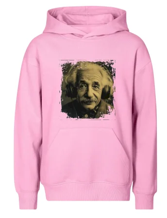 Albert Einstein so slúchadlami