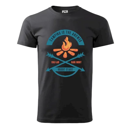 Camping oheň