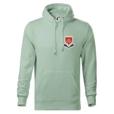 Folklór na prsníku tulipán