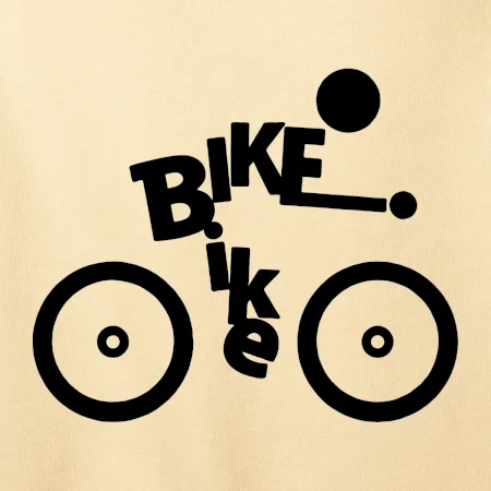 Bike nápis postava