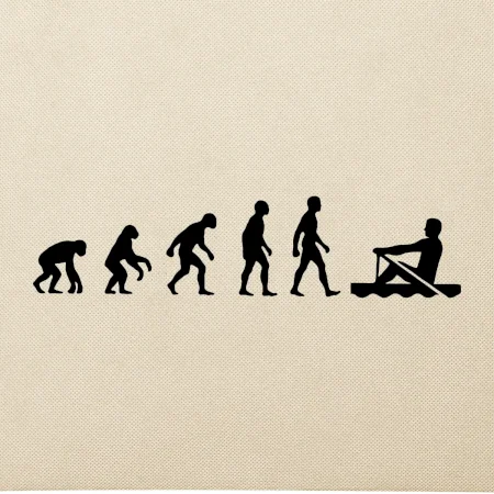 Evolúcia veslovanie 1 človek