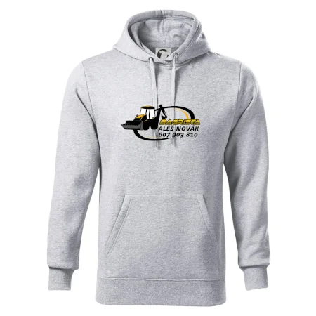 Bagrista v kruhu - vlastný nápis