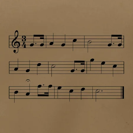 Veľa šťastia zdravia - noty