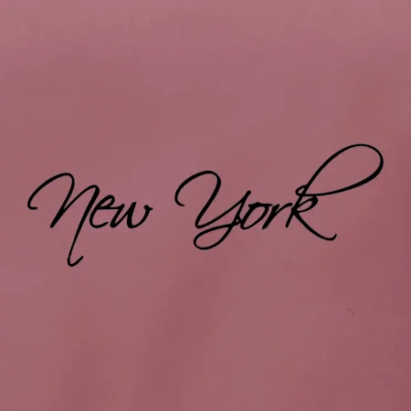 New York nápis písacím