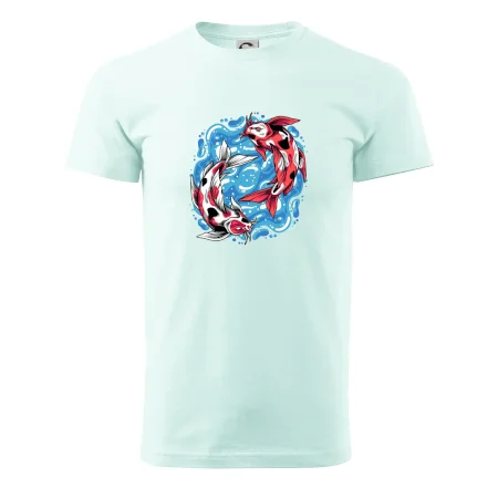 Yin & Yang Koi kapor - červený