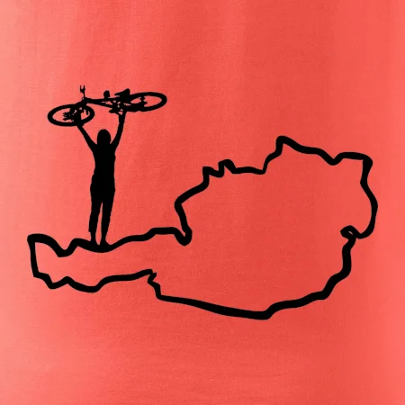 Cyklistka - Mapa Rakúska