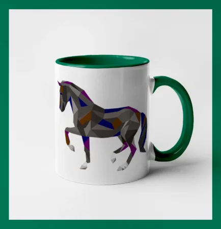 Kôň geometria farebný