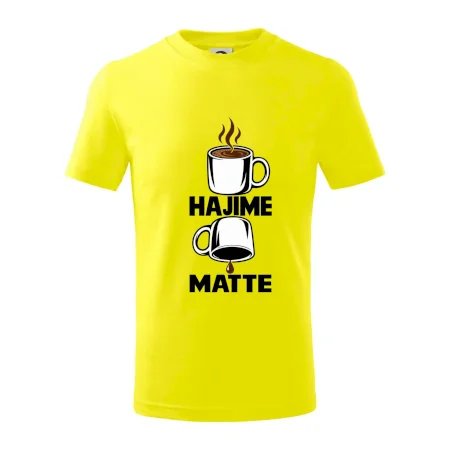 Hajime, káva a judo