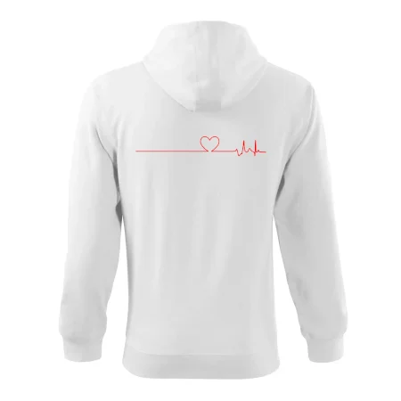 Poker EKG srdce červené