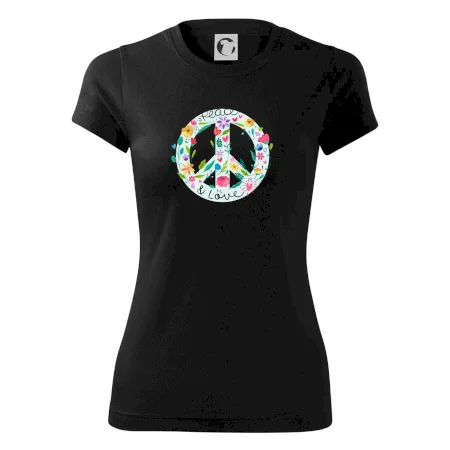 Peace and love symbol