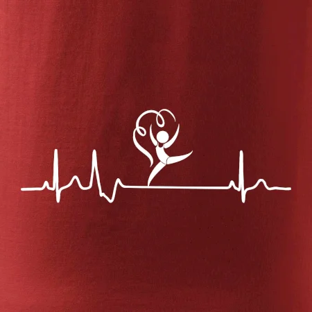 EKG moderná gymnastika stuha