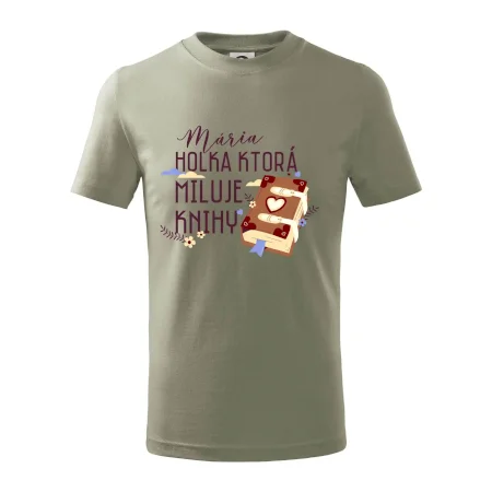 Kniha - Holka, ktorá miluje knihy  - Vaše meno