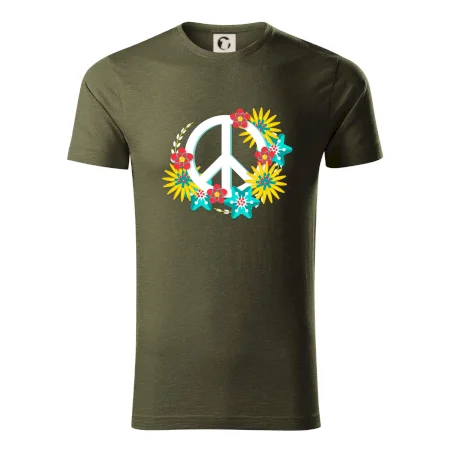 Peace symbol abstraktný
