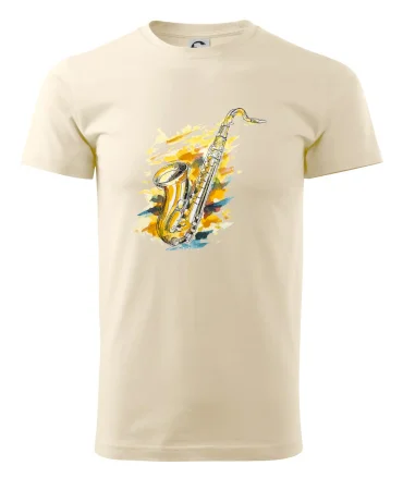 Saxofón maľovaný
