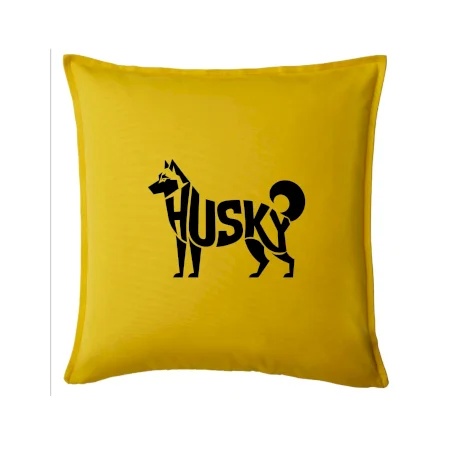 Husky nápis v tele