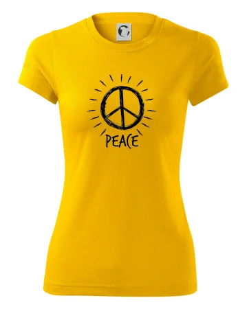 Peace symbol čiernobiely