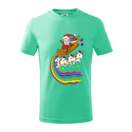 Santa a jednorožce (Pecka design)