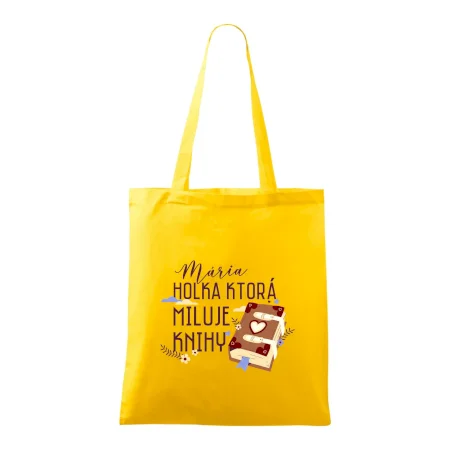Kniha - Holka, ktorá miluje knihy  - Vaše meno