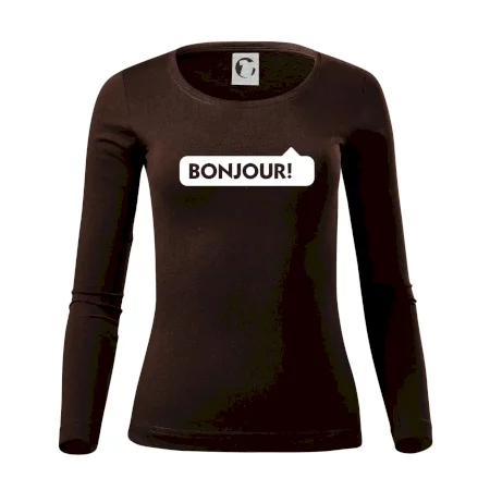 Nápis Bonjour
