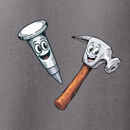 Parové tričko - Kladivo a klinec