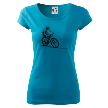 MTB kreslený cyklista