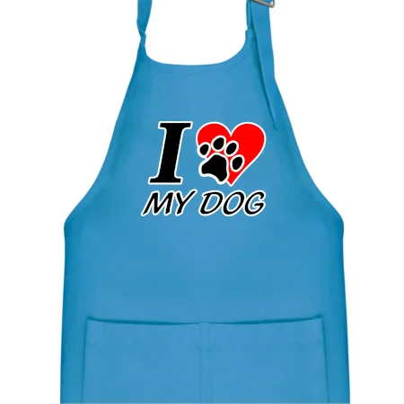 I love my dog - nápis