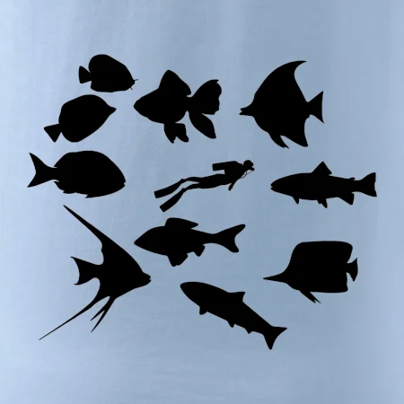 Potápač ryby štvorec