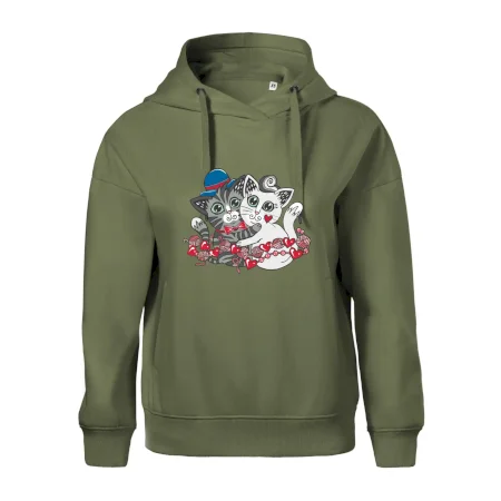 Mačky v objatí (Pecka design)