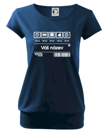Čárový kód - Vlastní text