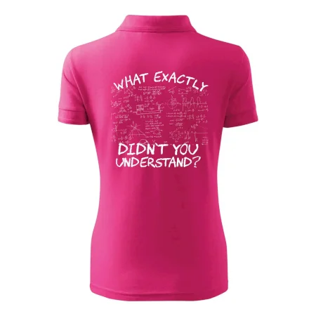 What exactly didn't you understand - physics