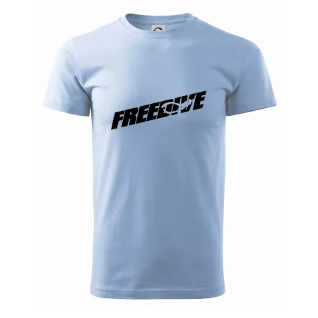 Freedive - nápis s potápačom