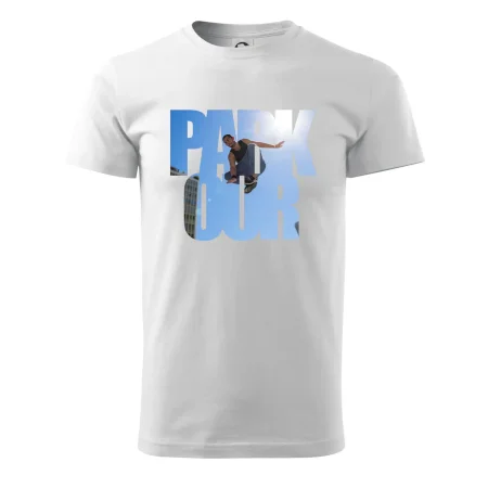 Parkour nápis nebo
