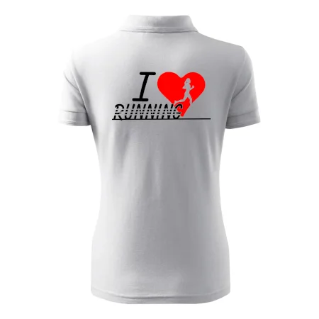 I love running dievča